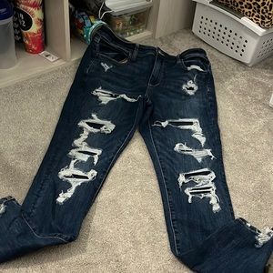Next level stretch size 12 blue American eagle jeans
